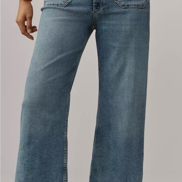 NWT The Colette Crop High-Rise Wide-Leg Jeans by Maeve, Size 26 - Picture 2 of 9